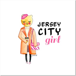 Jersey City Girl Posters and Art